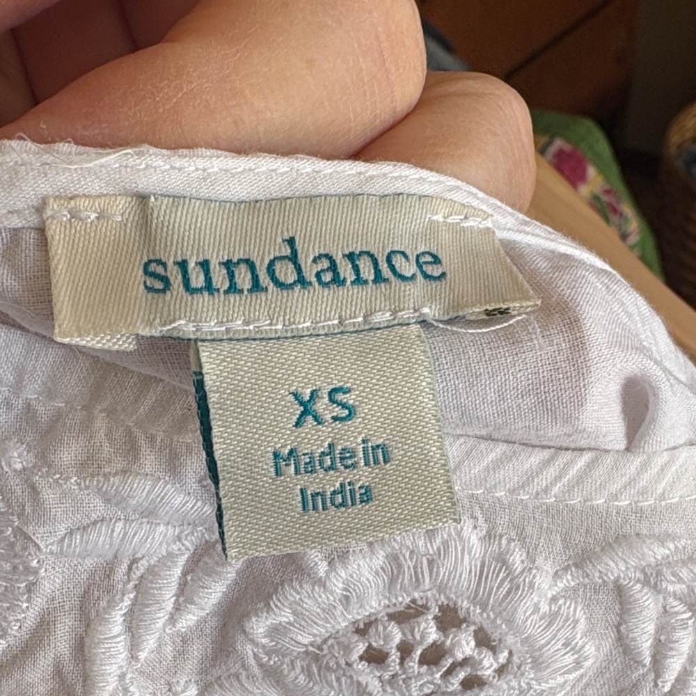 Sundance White Lace Women's Top - Picture 3 of 4